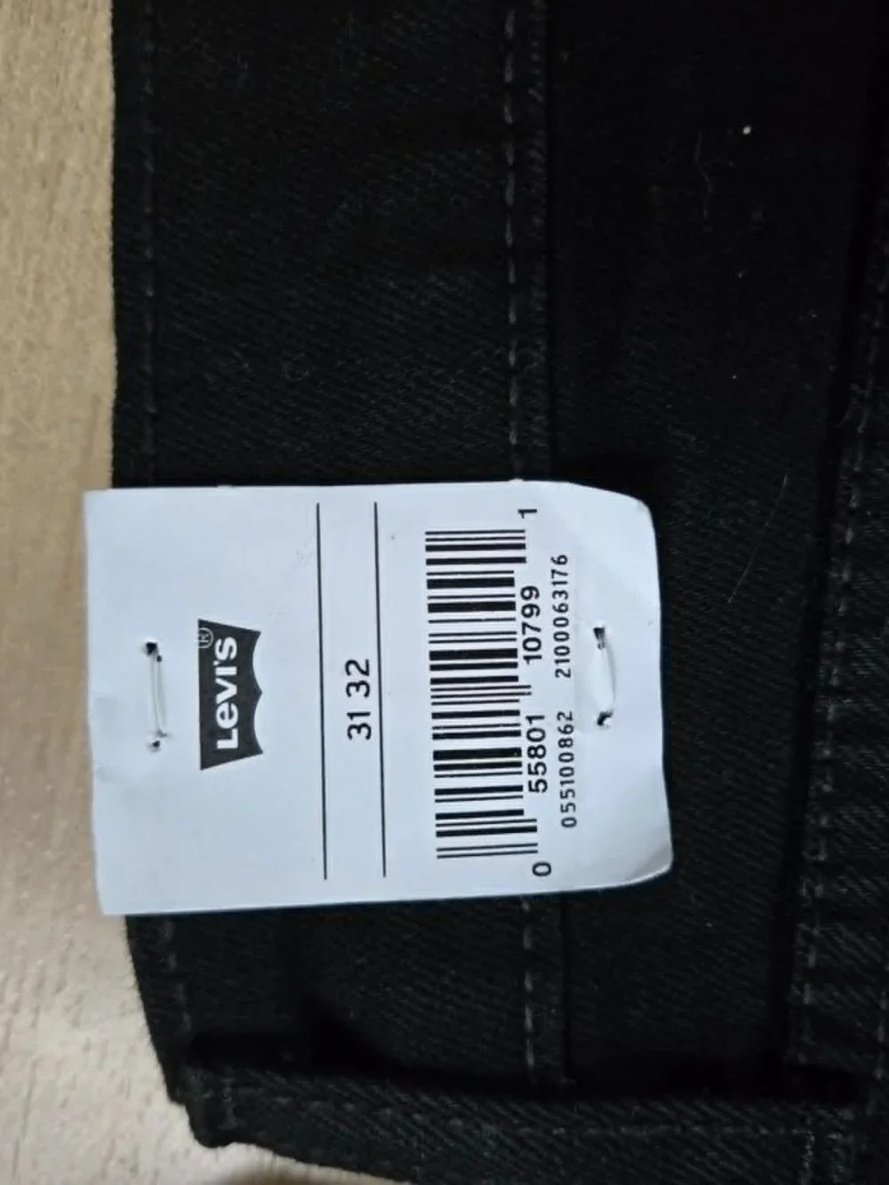 Levi’s 510 Skinny Fit Black Jeans BNWT 31x32 Flex Stretch - Picture 2 of 10